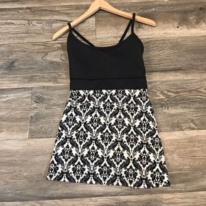 Tank top, navy and white